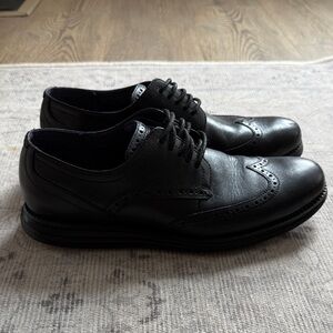 Cole Haan Black Leather Dress Shoes